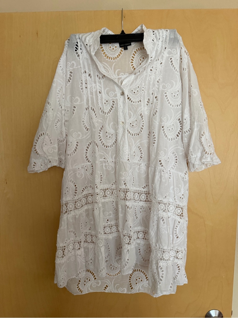 Eyelet Swim Coverup
